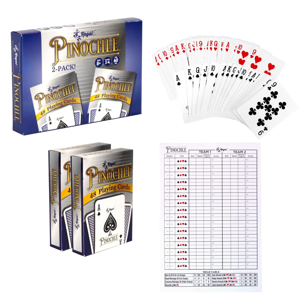 Pinochle Cards Setup