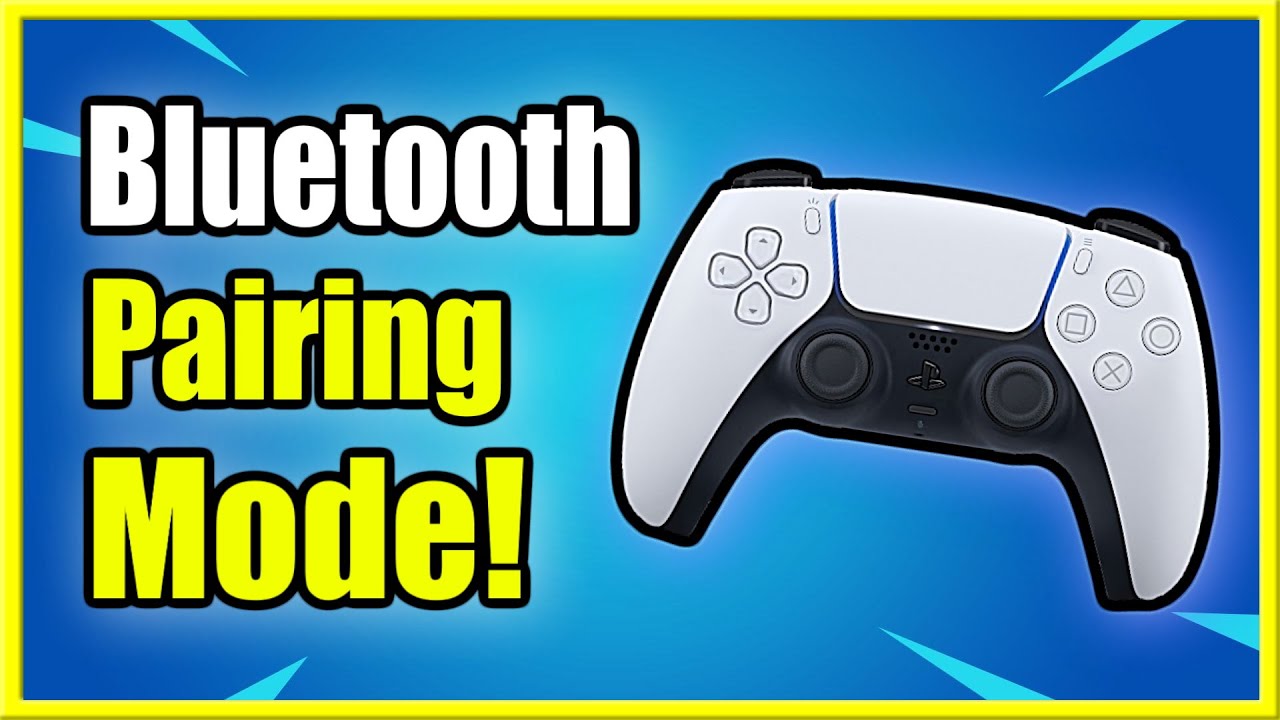 PS5 controller Bluetooth pairing process 2